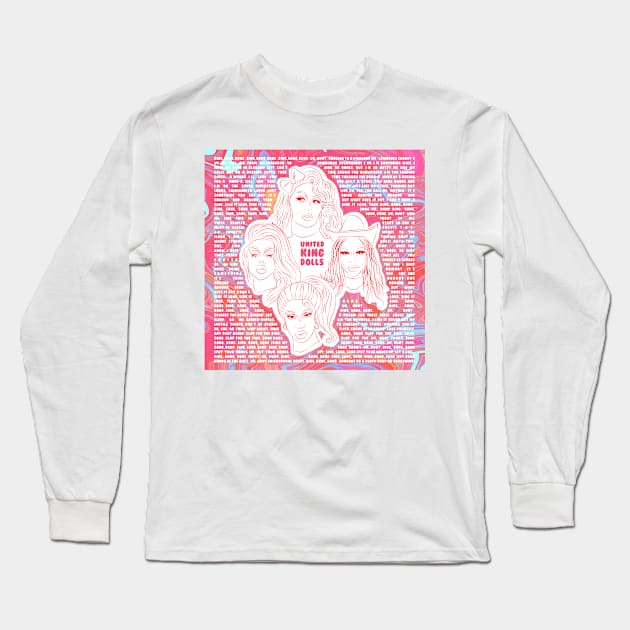 UK HUN UNITED KING DOLLS Long Sleeve T-Shirt by jefvr